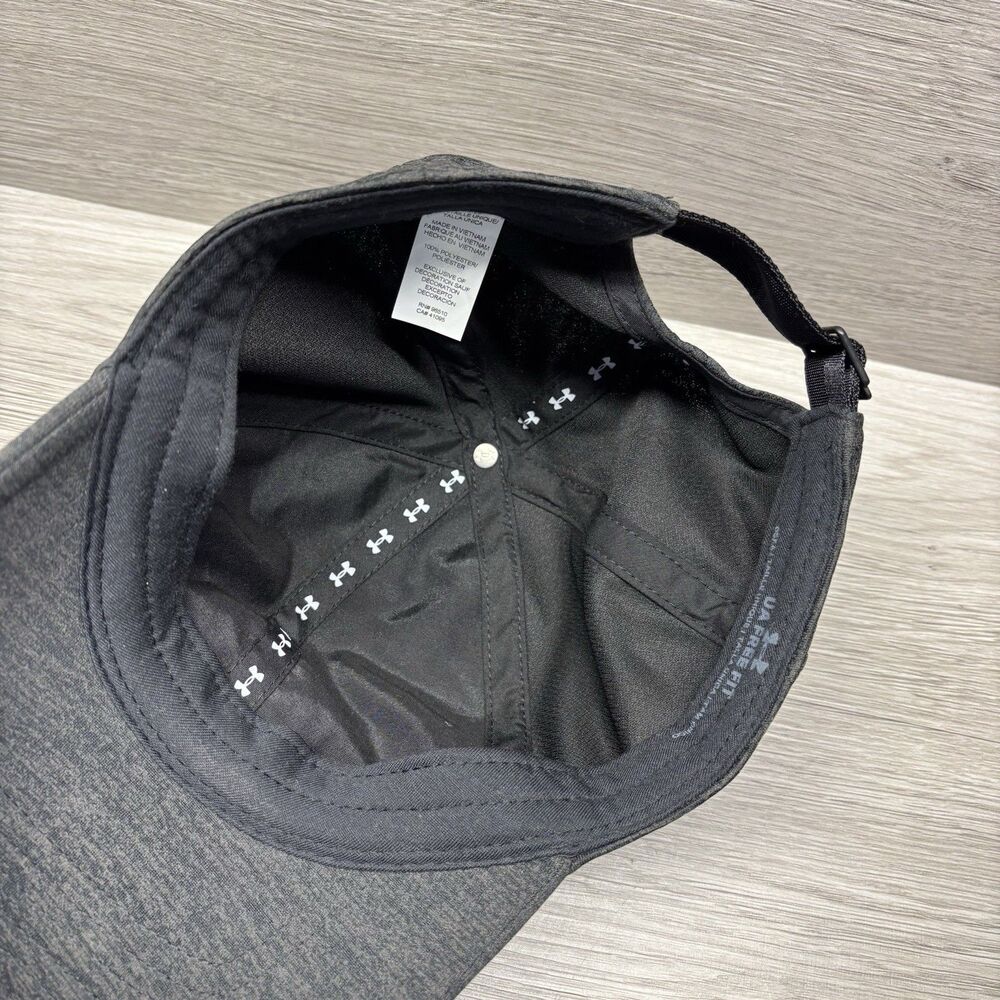 Under Armour Womens Gray UA Free Fit Adjustable Baseball Cap Hat Casual Sporty - Picture 7 of 11